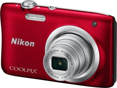 View Nikon Coolpix A100 Point & Shoot Camera(Red) Price Online(Nikon)