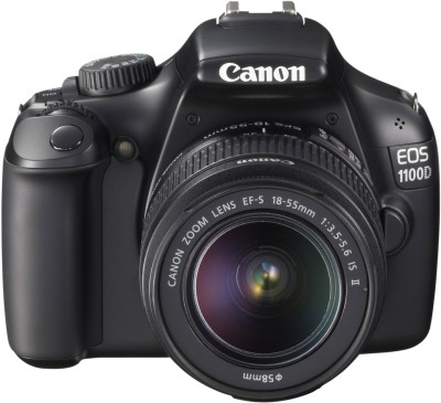 Canon EOS 1100D DSLR Camera (Body with EF-S 18-55 mm IS II Lens)(Black)