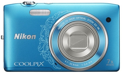 

Nikon S3500 Point & Shoot Camera(Blue)