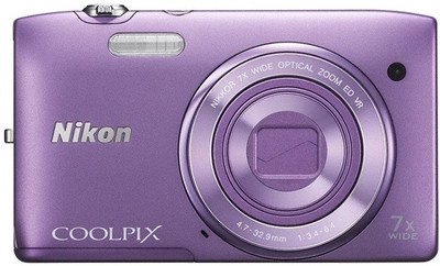 

Nikon S3500 Point & Shoot Camera(Purple)