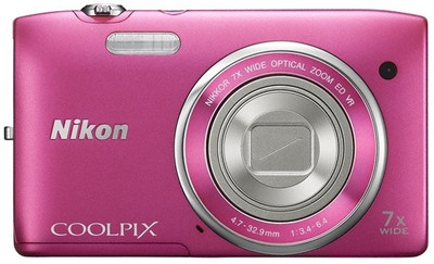 

Nikon S3500 Point & Shoot Camera(Pink)