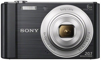 Sony CyberShot DSC-W810/BC IN5(20.1 MP, 6 Optical Zoom, 12x Digital Zoom, Black)