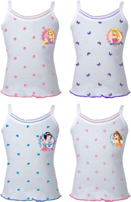 BodyCare Camisole For Girls(White, Pack of 4)