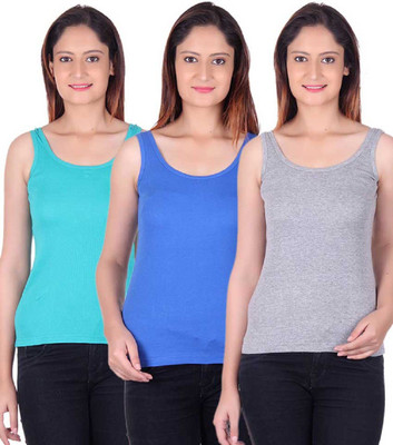ZOLDY Women Tank Top/Vest(Pack of 3)