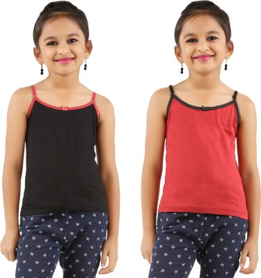 VICA POTA Camisole For Girls(Red, Pack of 2)