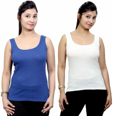 Q-Bical Women Tank Top/Vest(Pack of 2)