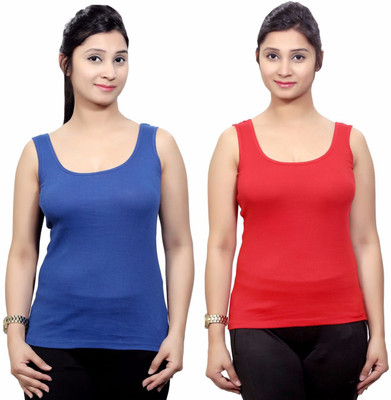 Q-Bical Women Tank Top/Vest(Pack of 2)