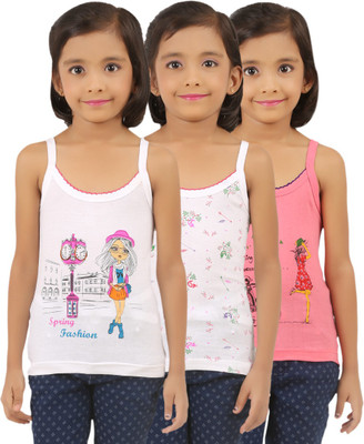 

Vica Pota Camisole For Girls(Pink, Pink& white