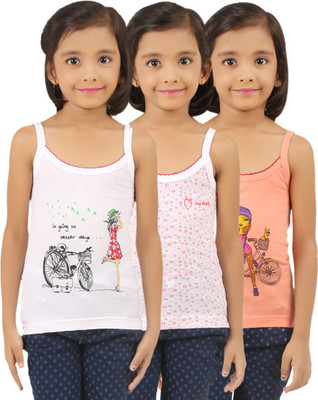

Vica Pota Camisole For Girls(Orange, Orange& white