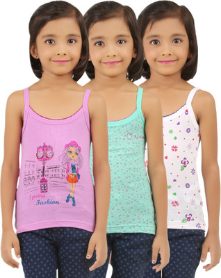 

Vica Pota Camisole For Girls(Multicolor, Purple& green& white