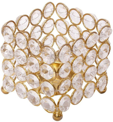 

ChitraZ Gold Plated Tealight Holder(Gold, Pack of 1)