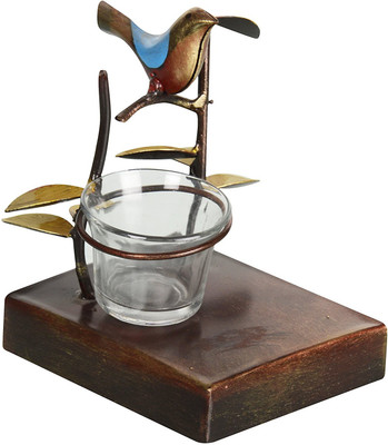

LALJI HANDICRAFTS Iron 1 - Cup Tealight Holder(Multicolor, Pack of 1)