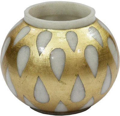 

Craft Junction HandPainted Marble 1 - Cup Tealight Holder(Multicolor, Pack of 1)
