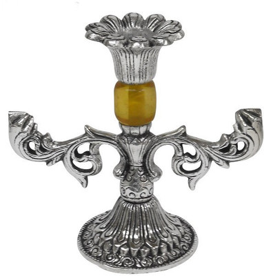 

Jupiter Elite Small Aluminium 1 - Cup Candle Holder(Silver, Pack of 1)