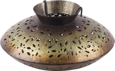 

Emboss Culture Cast Iron Tealight Holder(Multicolor, Pack of 1)