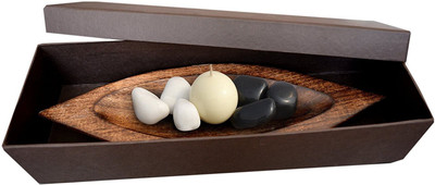 

State of the Art Exotic Wooden Showpiece Wooden 1 - Cup Candle Holder(Brown, Pack of 1)