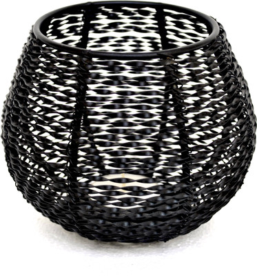 

The Craftree Iron 1 - Cup Tealight Holder(Black, Pack of 1)
