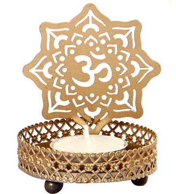 

Divine Twinkler Iron Tealight Holder Set(Gold, Pack of 8)