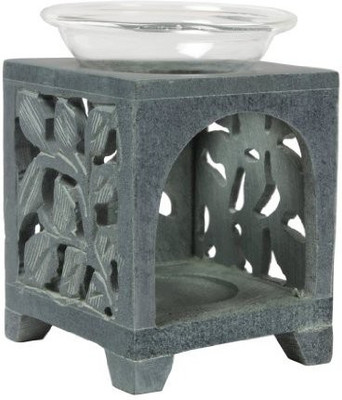 

Store Indya Stoneware 1 - Cup Tealight Holder(Grey, Pack of 1)
