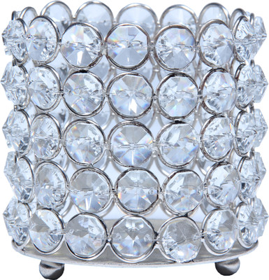 

Art N Crafts Aluminium 1 - Cup Tealight Holder(Silver, Pack of 1)