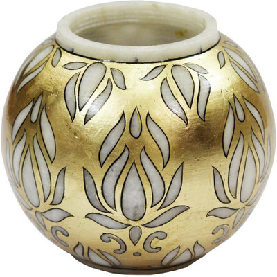 

Craft Junction HandPainted Marble 1 - Cup Tealight Holder(Multicolor, Pack of 1)