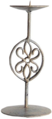 

The Decor Mart Iron Candle Holder(Silver, Gold, Pack of 1)