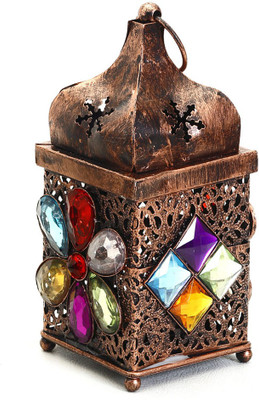 

Aapno Rajasthan Cast Iron 1 - Cup Tealight Holder(Brown, Pack of 1)