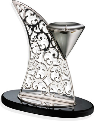 

Episode Silver Plated Candle Holder(Silver, Pack of 1)