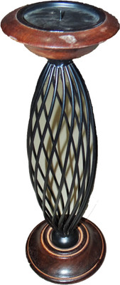 

Krishak Wooden, Iron 1 - Cup Candle Holder(Brown, Pack of 1)