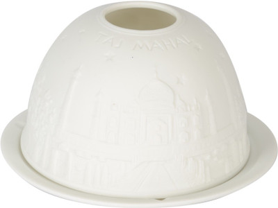 

Souvenir Shoppe Ceramic 1 - Cup Tealight Holder(White, Pack of 1)