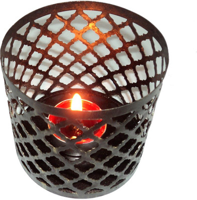 

Priyangi Fashion Era Iron 1 - Cup Tealight Holder(Brown, Pack of 1)