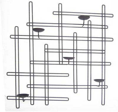 

Tezerac Iron 5 - Cup Tealight Holder Set(Black, Pack of 1)