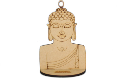 

GR8 BUNCH Buddha Wooden Tealight Holder(Beige, Pack of 1)