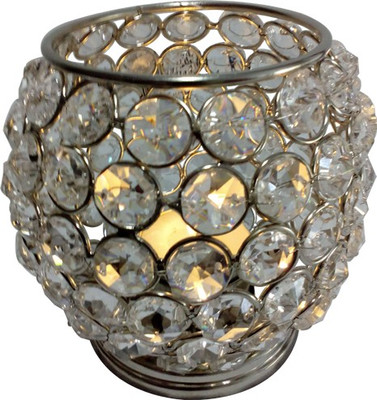 

Decor8 Iron 1 - Cup Candle Holder(Silver, Pack of 1)