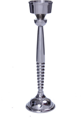 

Art N Crafts Aluminium 1 - Cup Candle Holder(Silver, Pack of 1)