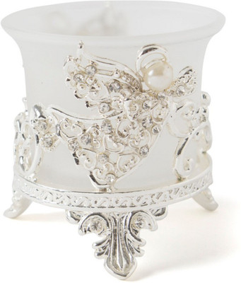 

EZ Life Steel 1 - Cup Tealight Holder(Silver, Pack of 1)