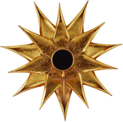 

Being Nawab Sunflower in Gold Iron 1 - Cup Tealight Holder(Gold, Pack of 1)