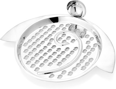 

Episode Inspired by Nature Sieve Design Table Diya Silver 1 - Cup Tealight Holder(Silver, Pack of 1)