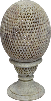 

Artist Haat Handcrafted (Hand Carved) Natural Soapstone Stoneware 1 - Cup Tealight Holder(Beige, Pack of 1)