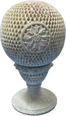 

Anshul Fashion handmade round carved Stoneware 1 - Cup Tealight Holder(Brown, Pack of 1)
