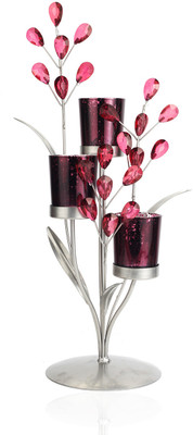 

Archies Iron 3 - Cup Candle Holder(Purple, Pack of 1)