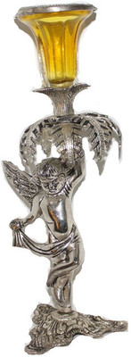 

Sarvsiddhi Aluminium Candle Holder(Silver, Pack of 1)