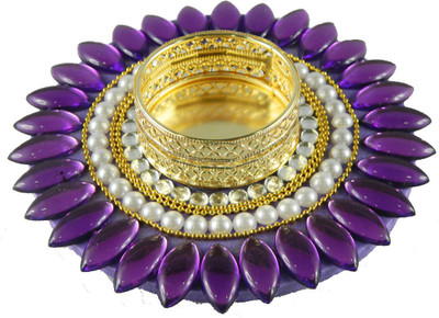 

Nehal Arts Sponge 1 - Cup Tealight Holder(Purple, Pack of 1)