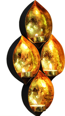 

Deals For Bulk Chirag set of 4 Iron 1 - Cup Candle Holder(Gold, Pack of 4)