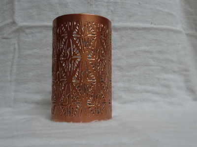 

flourish concepts Iron Tealight Holder(Copper, Pack of 1)