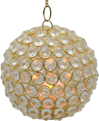 

Total Furnishing Hanging Crystal 1 - Cup Tealight Holder(White, Pack of 1)