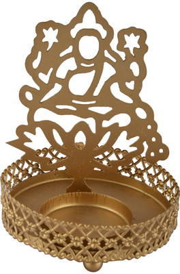 

Zaynd Iron Tealight Holder(Gold, Pack of 1)