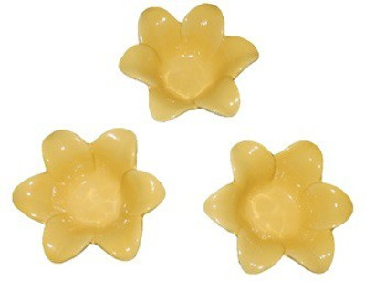 

Browse House Ceramic Tealight Holder Set(Yellow, Pack of 3)