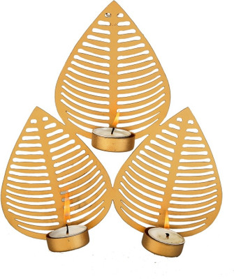 

Soullane Iron 3 - Cup Candle Holder(Gold, Pack of 4)