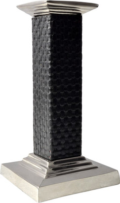 

Tisoro Aluminium 1 - Cup Candle Holder(Silver, Black, Pack of 1)